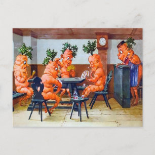 Carte postale du jeu de cartes Carotte Victorienne