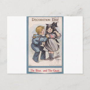 Carte postale du jour de la décoration 1908, Le Bl