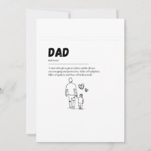 Carte postale du jour du Père