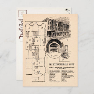 Carte postale du journal vintage H. H. Holmes