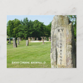 Carte postale du Kentucky Stonehenge