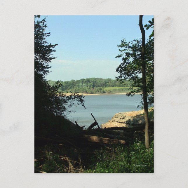 Carte postale du lac Coralville (Devant)