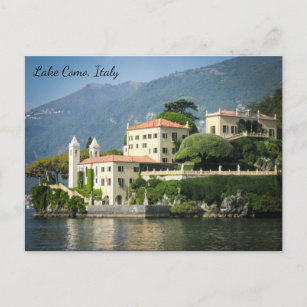 Carte postale du lac de Côme Italie