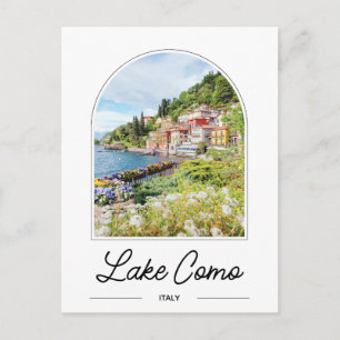Carte postale du lac de Côme Italie