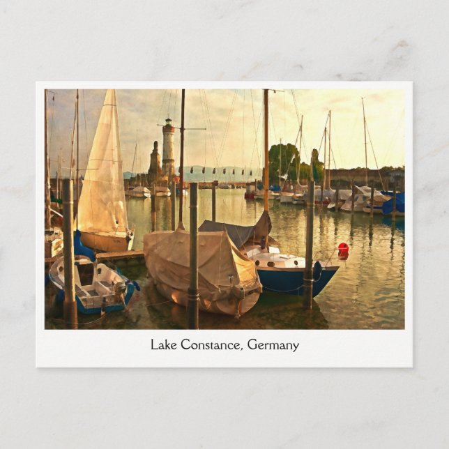 Carte postale du Lac de Constance, Allemagne (Devant)