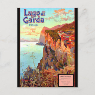 Carte postale du lac de Garde