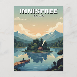 Carte postale du lac Isle d'Innisfree