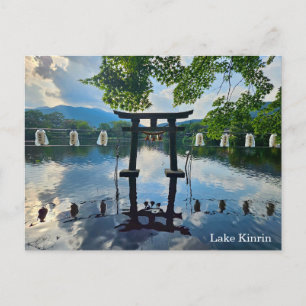 Carte postale du lac Kinrin, Yufuin