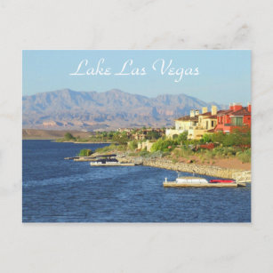 Carte postale du lac Las Vegas
