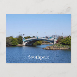 Carte postale du lac marin de Southport