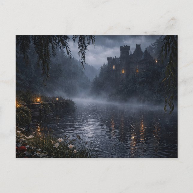 Carte postale du lac Misty Castle (Devant)
