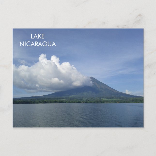 Carte postale du lac Nicaragua (Devant)