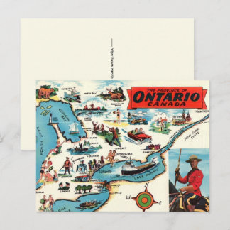 Carte postale du lac Ontario Canada
