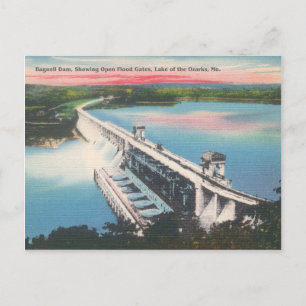 Carte postale du lac Ozarks Vintage du barrage Bag
