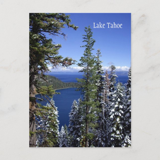 Carte postale du lac Tahoe (Devant)