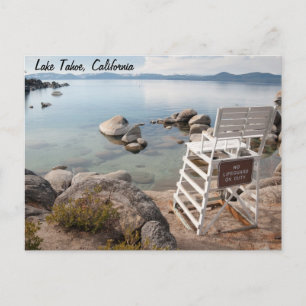 Carte postale du lac Tahoe