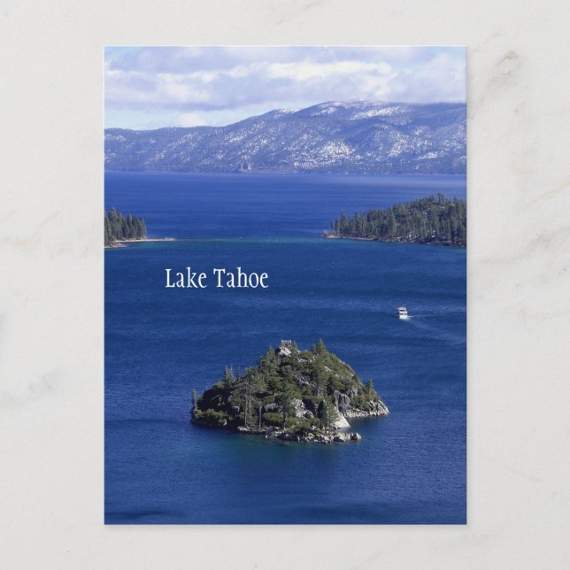 Carte postale du lac Tahoe (Devant)