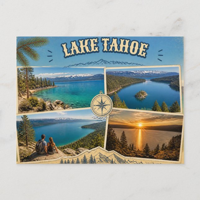 Carte postale du lac Tahoe (Devant)