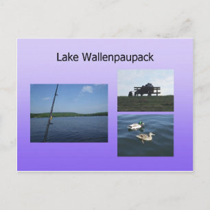Carte postale du lac Wallenpaupack