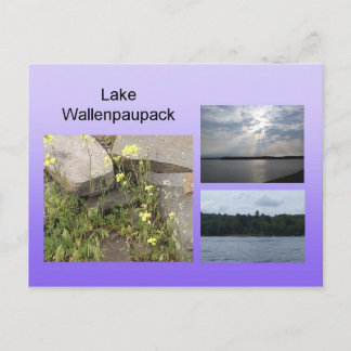 Carte postale du lac Wallenpaupack