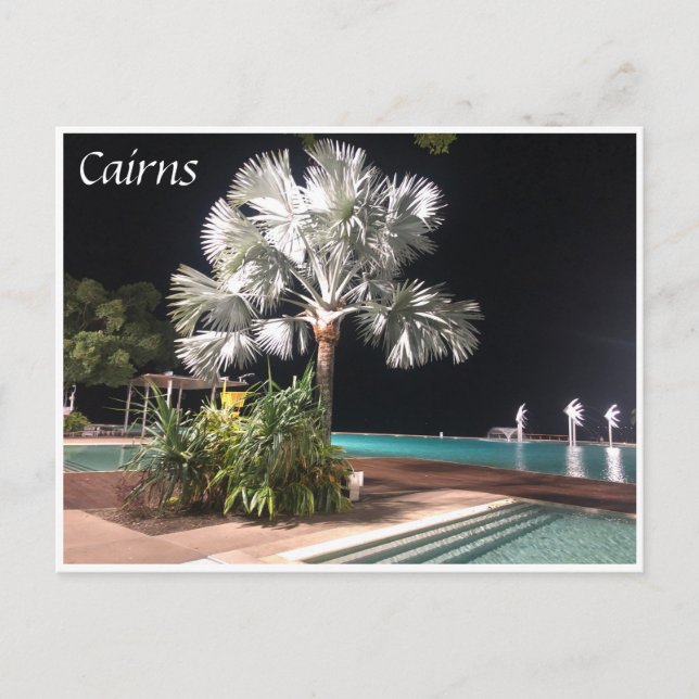 carte postale du lagon des arbres de Cairns (Devant)