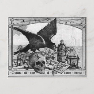 Carte postale du livre secret Alchemy Lab
