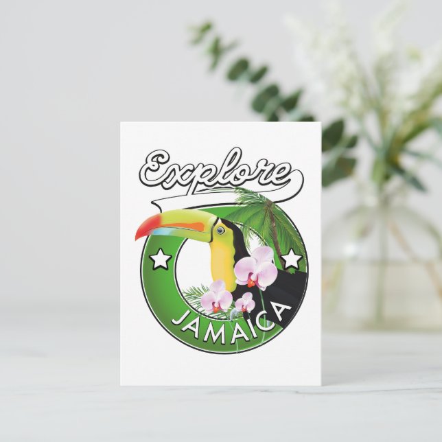 Carte postale du logo Explore the Bahamas (Debout devant)