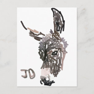 Carte postale du logo JustDonkeys