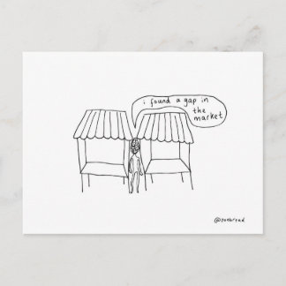 carte postale du marché