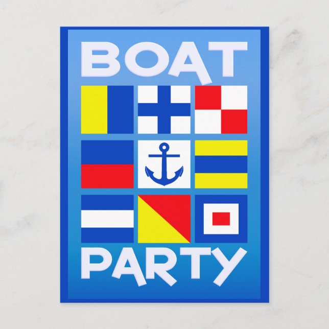 Carte postale du Maritime Boat Party (Devant)