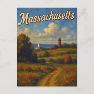 Carte postale du Massachusetts