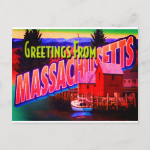 Carte postale du Massachusetts