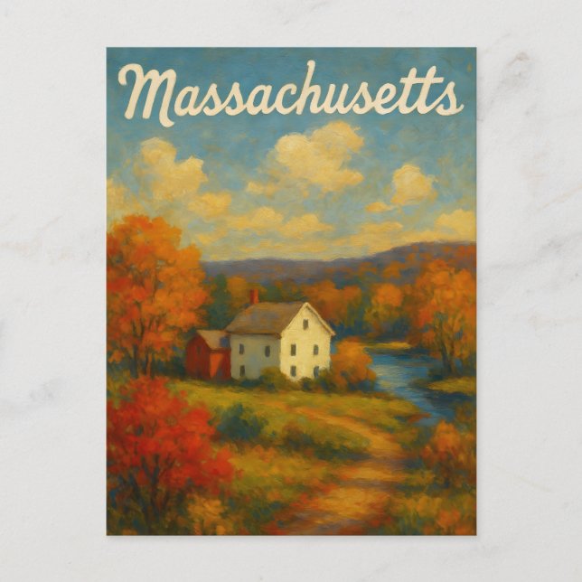 Carte postale du Massachussetts (Devant)