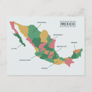 Carte postale du Mexique