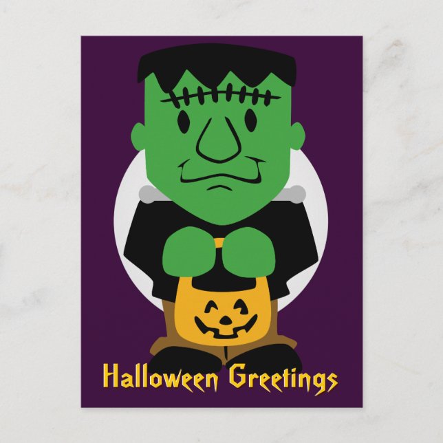 Carte postale du monstre de Frankenstein (Devant)