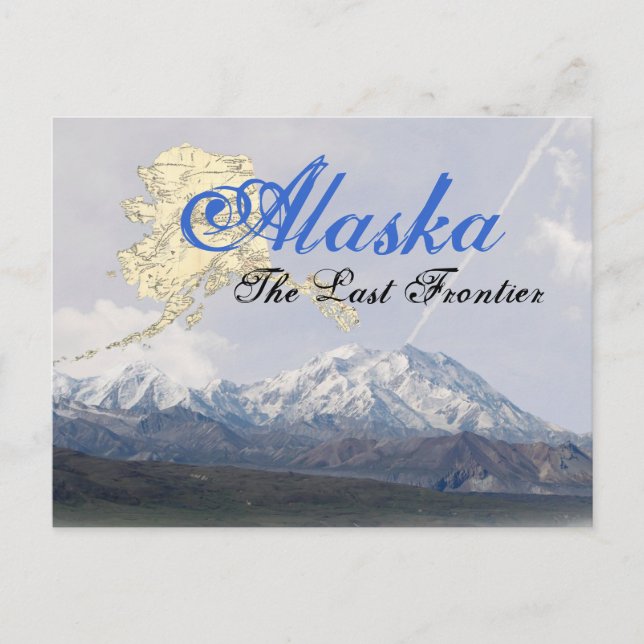 Carte postale du mont McKinley de l'Alaska (Devant)