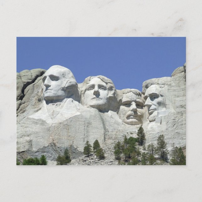 Carte postale du Mont Rushmore (Devant)
