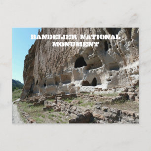 Carte postale du Monument National du Bandelier