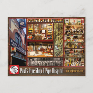 Carte postale du musée de la tuyauterie de Paul