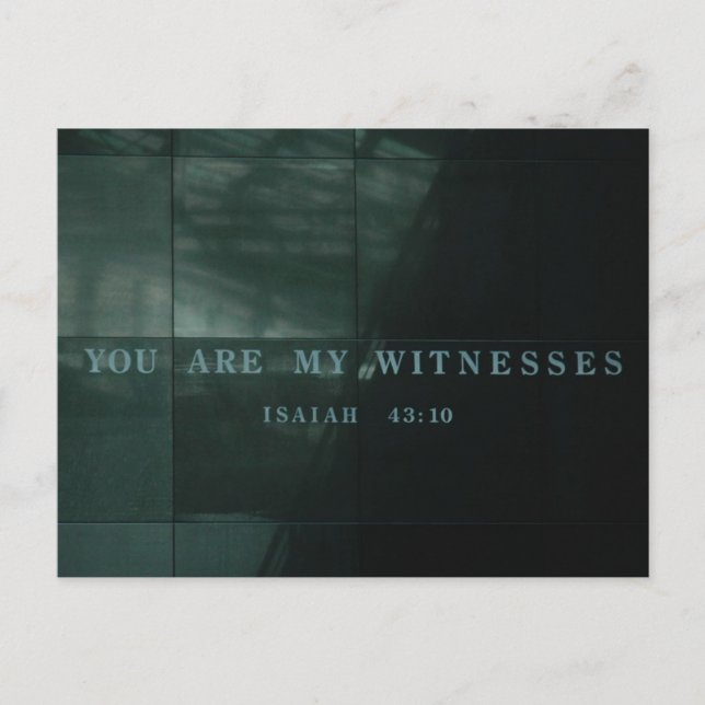 carte postale du musée de l'holocauste (Devant)