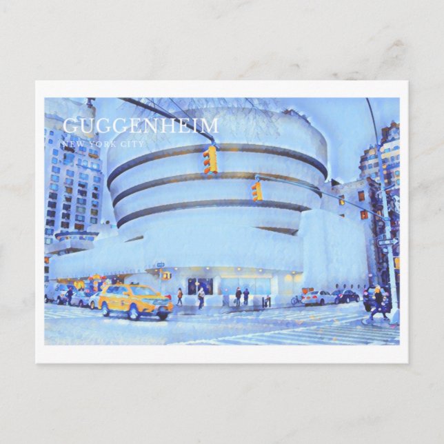 Carte postale du musée Guggenheim, New York (Devant)