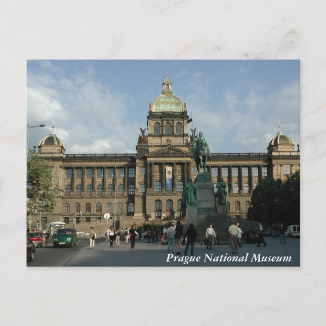 Carte postale du Musée national de Prague (Devant)