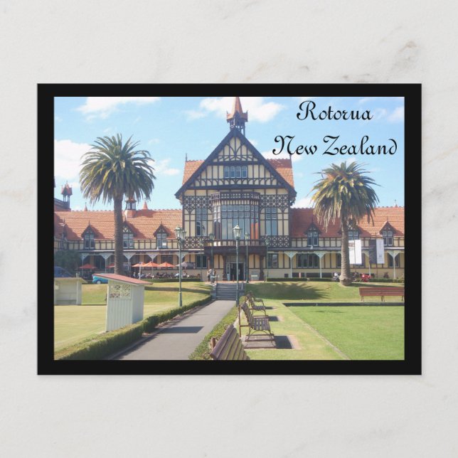 Carte postale du musée Rotorua (Devant)