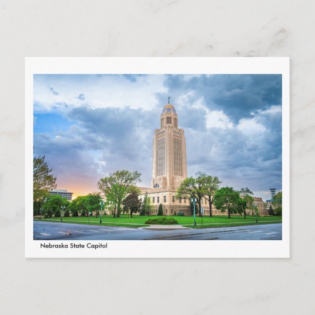 Carte postale du Nebraska State Capitol (Devant)