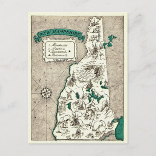 Carte postale du New Hampshire