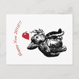 Carte postale du Nouvel An