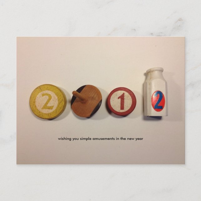 Carte postale du Nouvel An 2012 (Devant)