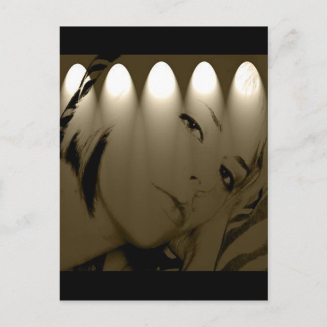 Carte postale du panneau d'affichage du métro (Devant)