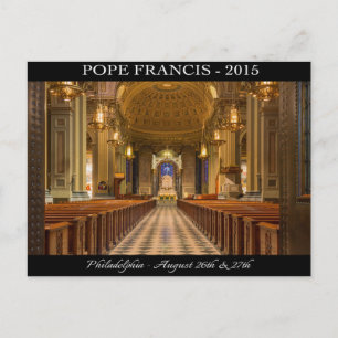 Carte postale du pape François Philadelphie