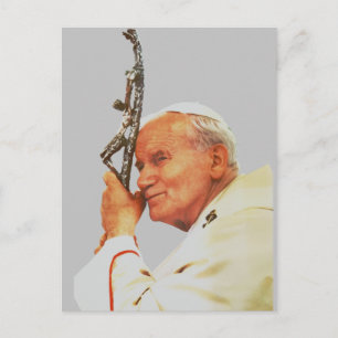Carte postale du pape saint Jean-Paul II
